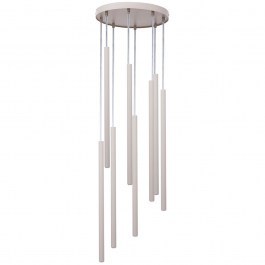 Pendant Light Sopel 8 Round 41464 8xG9 3W D30x100cm Grey-Beige Sigma Lighting GREIGE