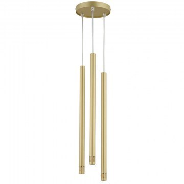 Φωτιστικό Οροφής Κρεμαστό Sopel Laser 3 33256 3xG9 3W Φ16x100cm Gold Sigma Lighting
