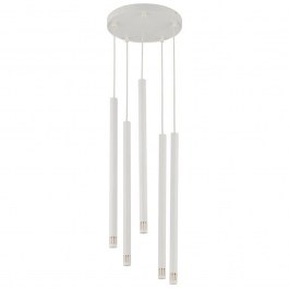 Pendant Light Sopel Laser 5 33229 5xG9 3W D25x100cm White Sigma Lighting WHITE