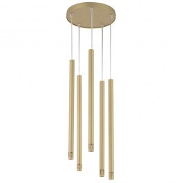 Pendant Light Sopel Laser 5 33230 5xG9 3W D25x100cm Gold Sigma Lighting GOLD
