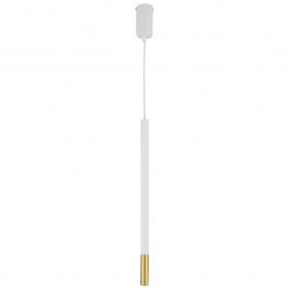 Pendant Light Sopel Due 1 33236 1xG9 3W D5x100cm White-Brushed Gold Sigma Lighting WHITE-GOLD