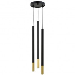 Pendant Light Sopel Due 3 33257 3xG9 3W D16x100cm Black-Brushed Gold Sigma Lighting BLACK-GOLD