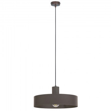 Φωτιστικό Οροφής Κρεμαστό Rif L 41437 1xE27 15W Φ35x90cm Dark Olive Sigma Lighting