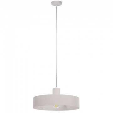 Φωτιστικό Οροφής Κρεμαστό Rif L 41436 1xE27 15W Φ35x90cm Grey-Beige Sigma Lighting