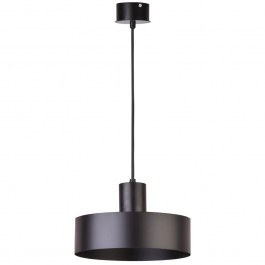 Pendant Light Rif M 30896 1xE27 15W D25x90cm Black Sigma Lighting BLACK