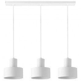Pendant Light Rif 3 30905 3xE27 15W 67x15x70cm White Sigma Lighting WHITE