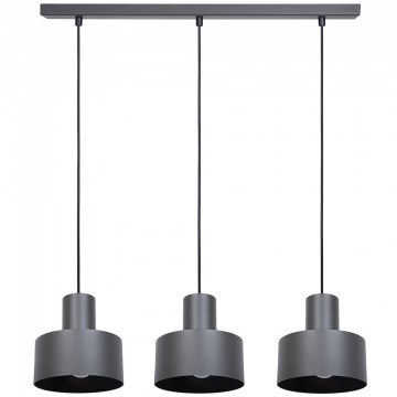 Pendant Light Rif 3 41165 3xE27 15W 67x15x70cm Dark Olive Sigma Lighting