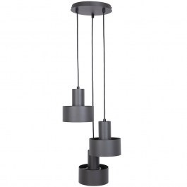 Pendant Light Rif 3 Round 41170 3xE27 15W D33x70cm Dark Olive Sigma Lighting GREY-OLIVE