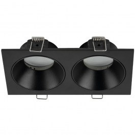 Recessed Spotlight Prisma Duo 10579 2xGU10 19x7x3,6cm Black TK Lighting BLACK