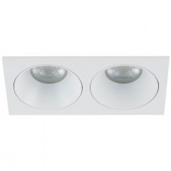 Recessed Spotlight Prisma Duo 10580 2xGU10 19x7x3,6cm White TK Lighting