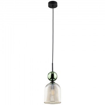 Pendant Light Sophia Cognac 1xE14 13x13x150cm Green-Black TK Lighting