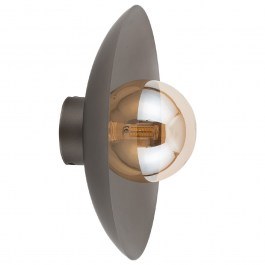 Φωτιστικό Τοίχου - Απλίκα Slate 11352 1xG9 Φ28x16cm Brown-Clear TK Lighting BROWN