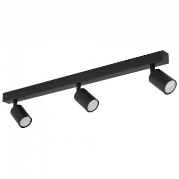 Φωτιστικό Οροφής - Σποτ Nex 10791 3xGU10 70x18x15cm Black TK Lighting