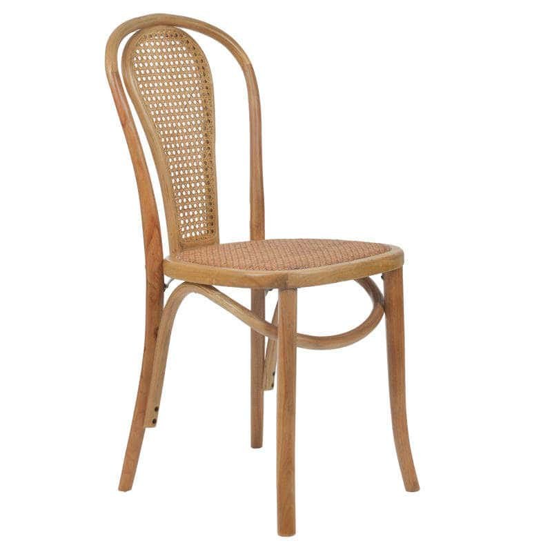 Καρέκλα Ξύλινη 3-50-597-0052 Natural 40x45x90 Inart