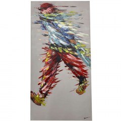 Canvas Painting Walking 301-000011 70x3x140cm Multi Inart