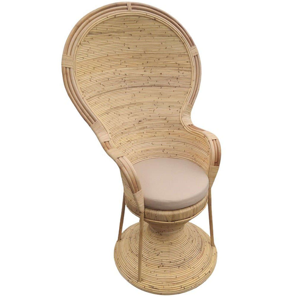 Πολυθρόνα — 85 × 85 × 141 cm — Rattan · Inart · NATURAL-BEIGE · Κωδικός designdrops-1304064