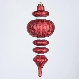 Χριστουγεννιάτικο Στολίδι 600-46427 31cm Red-White RED-WHITE