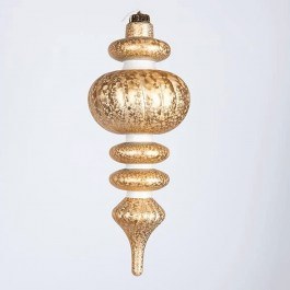 Χριστουγεννιάτικο Στολίδι 600-46428 31cm Gold-White GOLD-WHITE