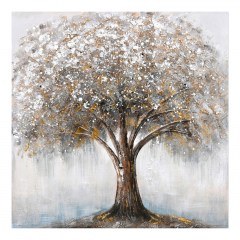 Πίνακας Καμβάς Nator I 296-000036 80x3x80cm Multi Inart