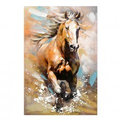 Canvas Painting Horse 296-000031 60x3x90cm Multi Inart