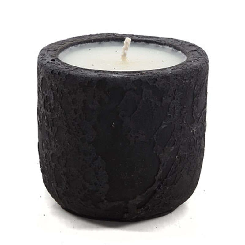Βάση Ρεσώ Mingi 0630029 (11x11x10cm) Black Spot Gray Clay/Terracotta Soulworks