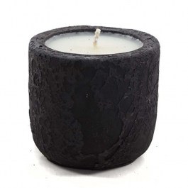 Βάση Ρεσώ Mingi 0630029 (11x11x10cm) Black Spot Gray Clay/Terracotta Soulworks GREY