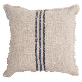 Μαξιλαροθήκη Διακοσμητική 0860004 45x45cm Beige-Blue Soulworks BEIGE-BLUE