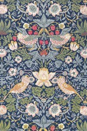 Χαλί Strawberry Thief 027708 Indigo Morris INDIGO