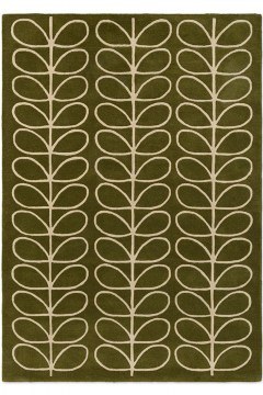 Carpet Linear Stem 060501 Olive 120X180 Orla Kiely