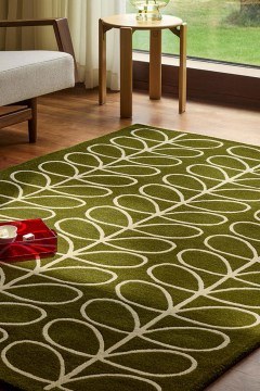 Carpet Linear Stem 060501 Olive 120X180 Orla Kiely