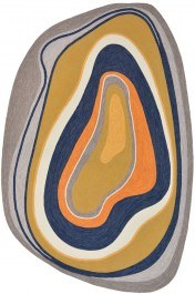 Χαλί Aura 477306 Blue-Yellow Brink & Campman BLUE-YELLOW