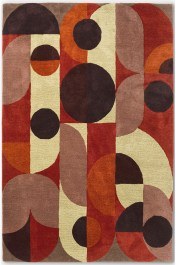 Carpet Décor Cosmo 095203 Red Pale Green Brink & Campman RED-GREEN