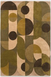 Carpet Décor Cosmo 095207 Green Brink & Campman GREEN