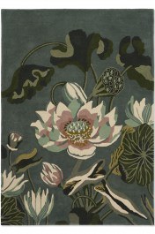 Χαλί Waterlily Midnight Pond 038608 Round Green Wedgwood GREEN