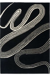 Χαλί Décor Flow Caviar 091305 Black-White Brink & Campman BLACK-WHITE