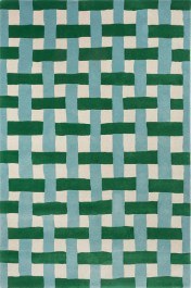 Χαλί Basketweave 144107 Green-Blue Harlequin GREEN-BLUE