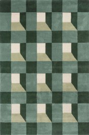 Χαλί Blocks 141907 Green Harlequin GREEN