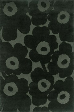 Carpet Unikko 132207 Dark Green Marimekko