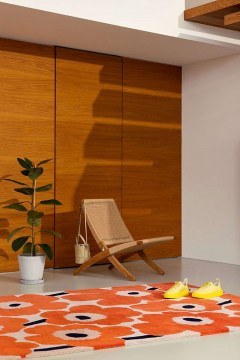 Carpet Unikko 132403 Orange-Red Marimekko