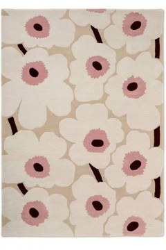 Carpet Unikko 132402 Beige-Pink 140X200 Marimekko