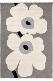 Carpet Unikko 60th Anniversary 433004 Grey-Cream 140X200 Marimekko GREY-CREAM