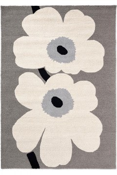 Carpet Unikko 60th Anniversary 433004 Grey-Cream 140X200 Marimekko