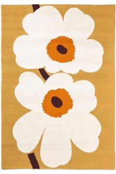 Carpet Unikko 60th Anniversary 433001 Honey-Off White 140X200 Marimekko