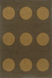 Χαλί Habitat Festival Dots 495817 Olive-Green Brink & Campman OLIVE-GREEN