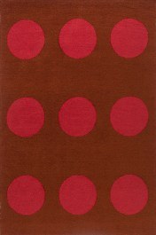 Χαλί Habitat Festival Dots 495800 Red Brink & Campman RED