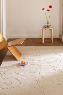 Carpet Piirto Unikko 133701 Natural White 140X200 Marimekko