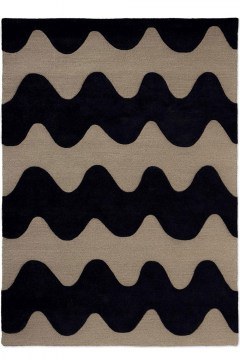 Carpet Lokki 133905 Black 140X200 Marimekko