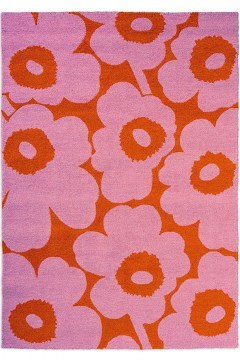 Carpet Unikko 434302 Pink-Orange 140X200 Marimekko