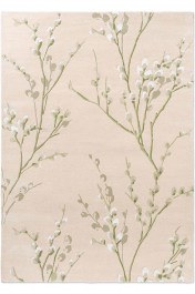 Carpet Pussy Willow 079807 Hedgerow Green-Cream 140X200 Laura Ashley CREAM-GREEN