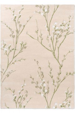 Carpet Pussy Willow 079807 Hedgerow Green-Cream 140X200 Laura Ashley